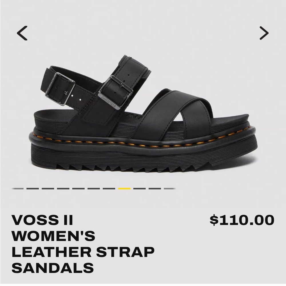 Dr. Martens VOSS II women’s leather strap sandals